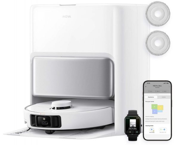 MOVA P50 Pro Ultra – All-in-One Saug- & Wischroboter mit Auto-Reinigungsstation, 19.000 Pa Saugkraft, Heißwasser-Moppwäsche & AI-Navigation – Bild 2
