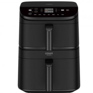 Cosori Turbo Tower Chef Edition 10,8 L – Doppel-Basket Heißluftfritteuse mit 2630 W & 3 Ebenen