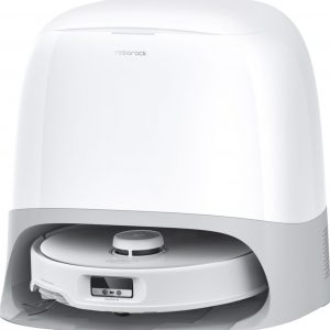 Roborock Qrevo Curv Weiss – 18 500 Pa Saugkraft & Multifunktions-Dock 3.0 (Auto-Leerung, Heißwasser-Moppwäsche)