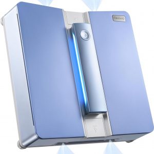 ClevioniQ X9 Pro - Elektrischer Fensterputzer – Intelligenter Fensterputzroboter mit 4-Wege-Sprühfunktion, Präziser Navigation, Randerkennung, LED-Status, Leisem Betrieb & Deutscher Sprachausgabe