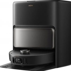 MOVA V50 Ultra Schwarz – 24.000 Pa Saug- & Wischroboter mit Heißwasser-Wischen, UV-Sterilisation & OmniDry™ Station